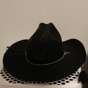 Elegant Black Men's Stetson Cowboy Hat